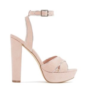 NWT JUSTFAB MADDELENA HEELED SANDAL